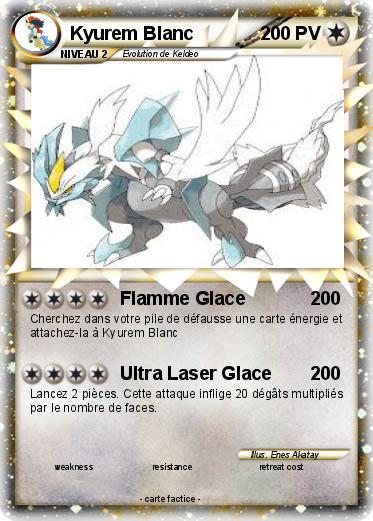 Pokemon Kyurem Blanc