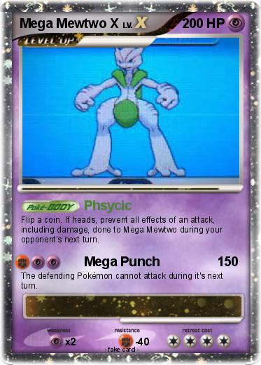 Pokemon Mega Mewtwo X