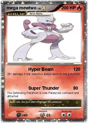 Pokemon mega mewtwo