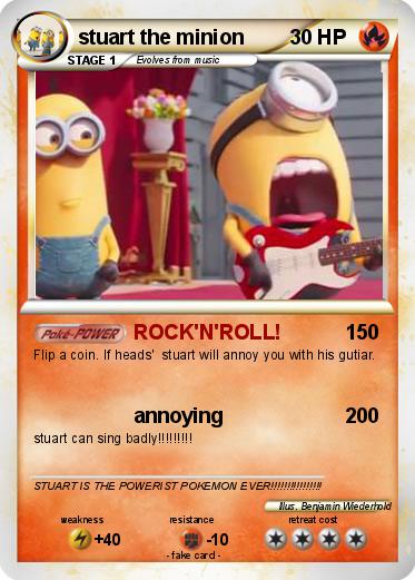 Pokemon stuart the minion