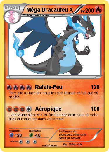 Pokemon Méga Dracaufeu X
