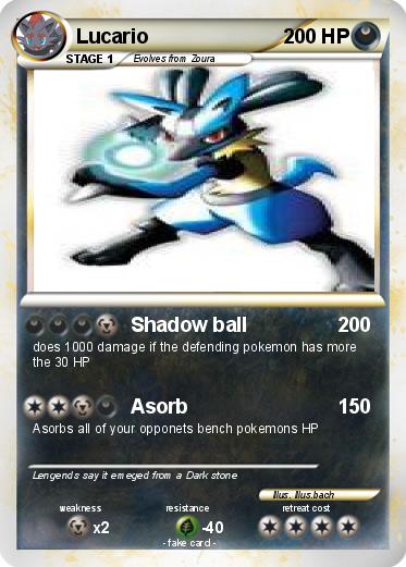 Pokemon Lucario