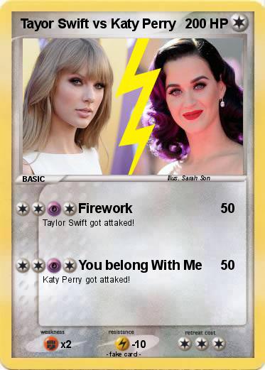 Pokemon Tayor Swift vs Katy Perry