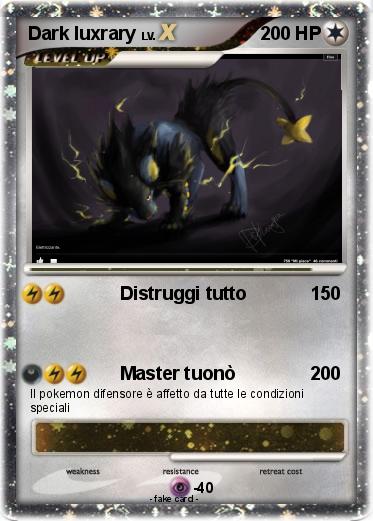 Pokemon Dark luxrary