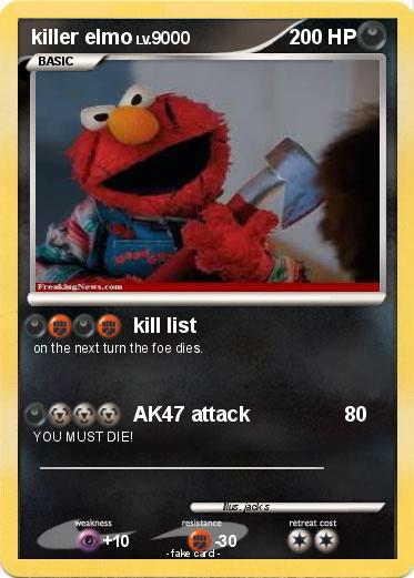 Pokemon killer elmo