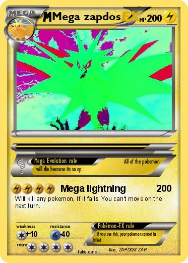 Pokemon Mega zapdos