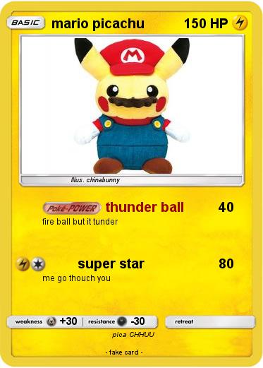 Pokemon mario picachu