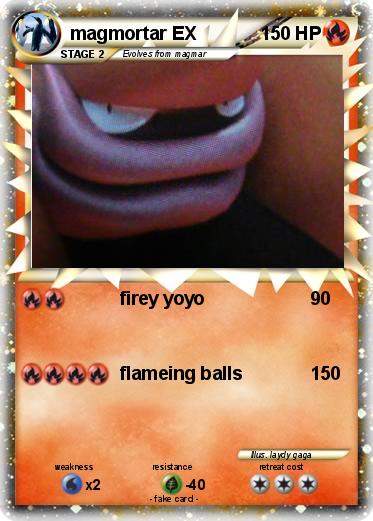 Pokemon magmortar EX