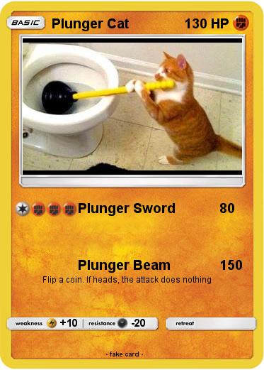 Pokemon Plunger Cat