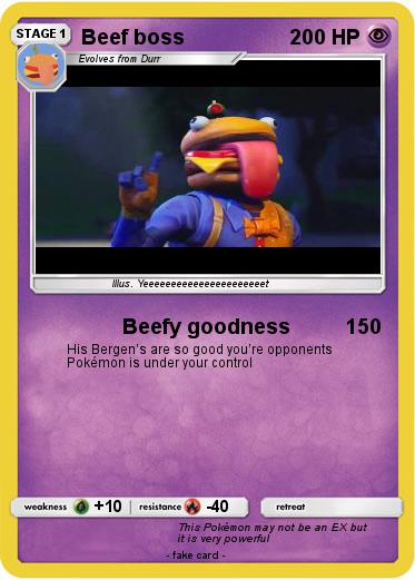 Pokemon Beef boss