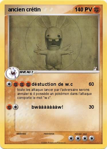 Pokemon ancien crétin
