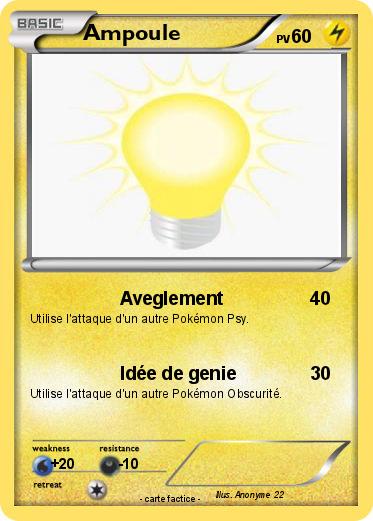 Pokemon Ampoule