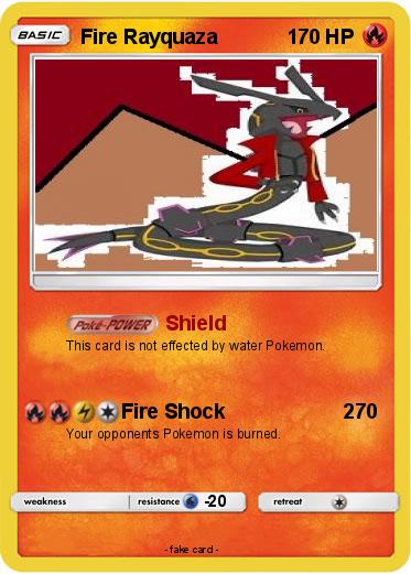 Pokemon Fire Rayquaza