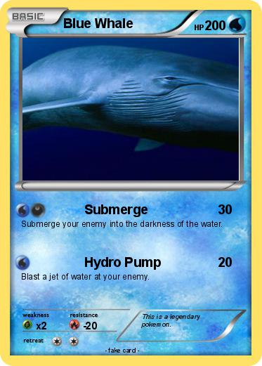 Pokemon Blue Whale