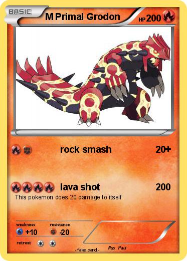 Pokemon M Primal Grodon