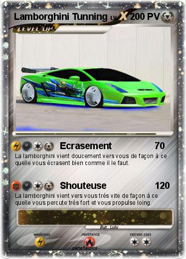 Pokemon Lamborghini Tunning