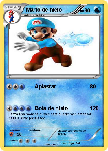 Pokemon Mario de hielo