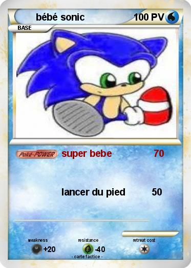 Pokemon bébé sonic