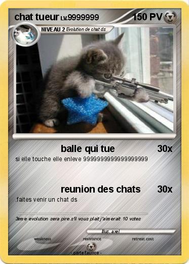 Pokemon chat tueur