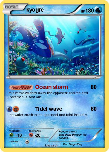 Pokemon kyogre