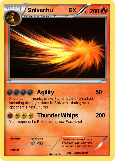 Pokemon Snivachu          EX