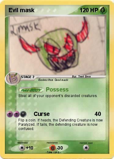 Pokemon Evil mask