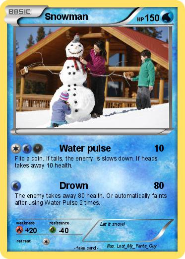 Pokemon Snowman