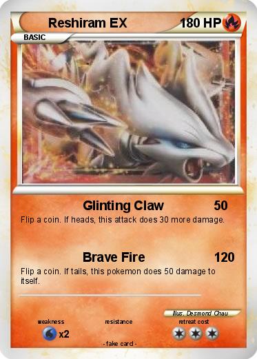 Pokemon Reshiram EX