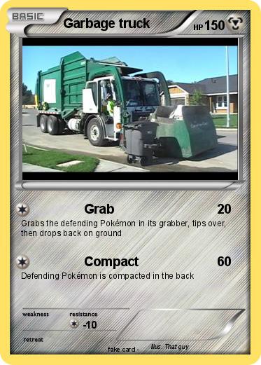 Pokemon Garbage truck