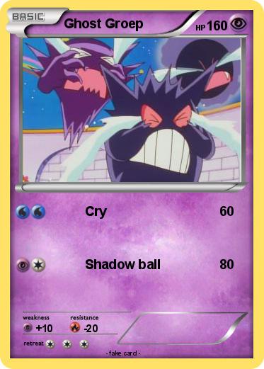 Pokemon Ghost Groep