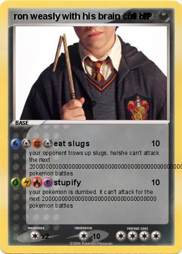 Pokemon ron weasly with his brain cut off