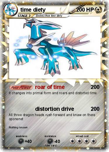 Pokemon time diety