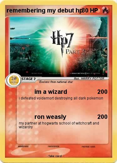 Pokemon remembering my debut hp