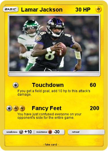 Pokemon Lamar Jackson