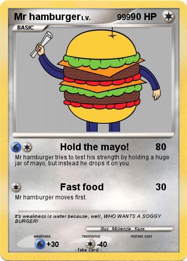 Pokemon Mr hamburger