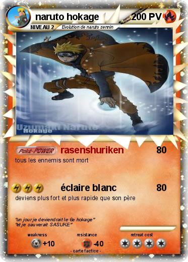 Pokemon naruto hokage