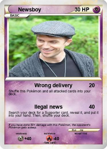 Pokemon Newsboy