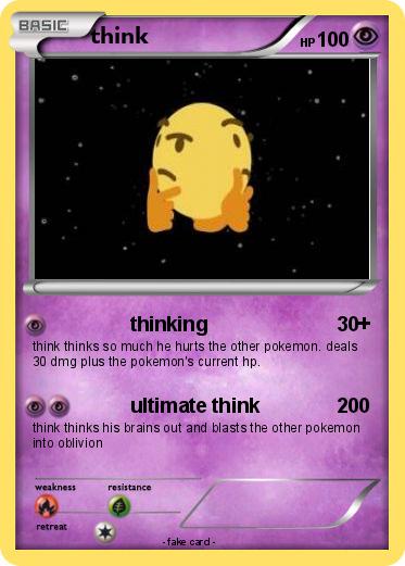 Pokemon think