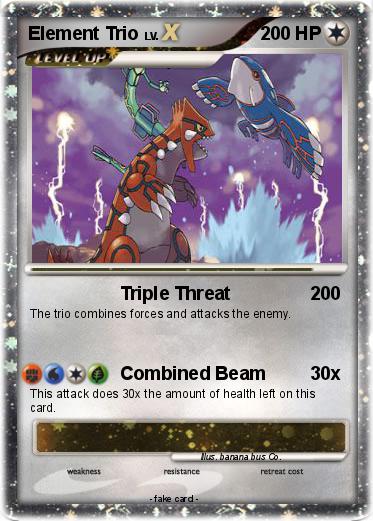 Pokemon Element Trio