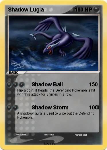 Pokemon Shadow Lugia