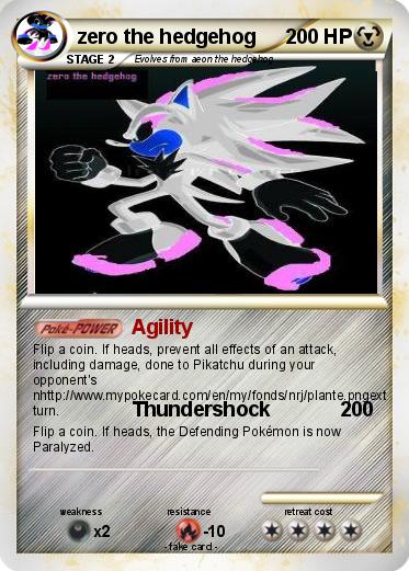 Pokemon zero the hedgehog