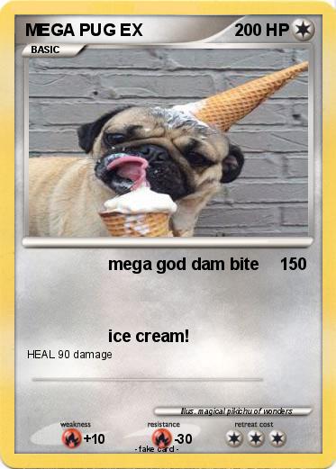 Pokemon MEGA PUG EX