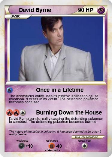 Pokemon David Byrne