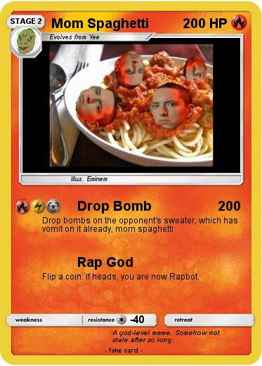 Pokemon Mom Spaghetti