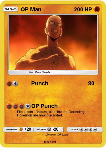 Pokemon OP Man