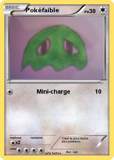 Pokemon Pokéfaible