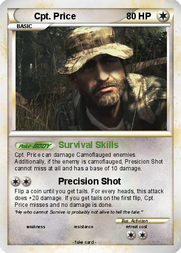 Pokemon Cpt. Price