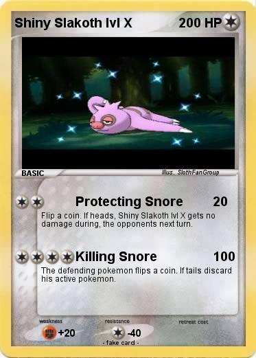 Pokemon Shiny Slakoth lvl X