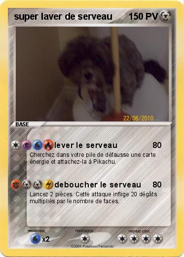 Pokemon super laver de serveau