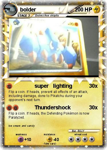 Pokemon bolder